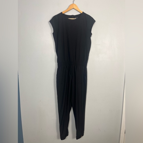Albion BLACK JUMPSUIT size small missing drawstring - Picture 4 of 10